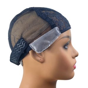 Rutschfeste Silikon-Perückekappe mit verstellbarem Silikon-Perücke Band für die Herstellung von Perücken und Hair Wehaving Medizinische Perücke für Kinder und Frauen