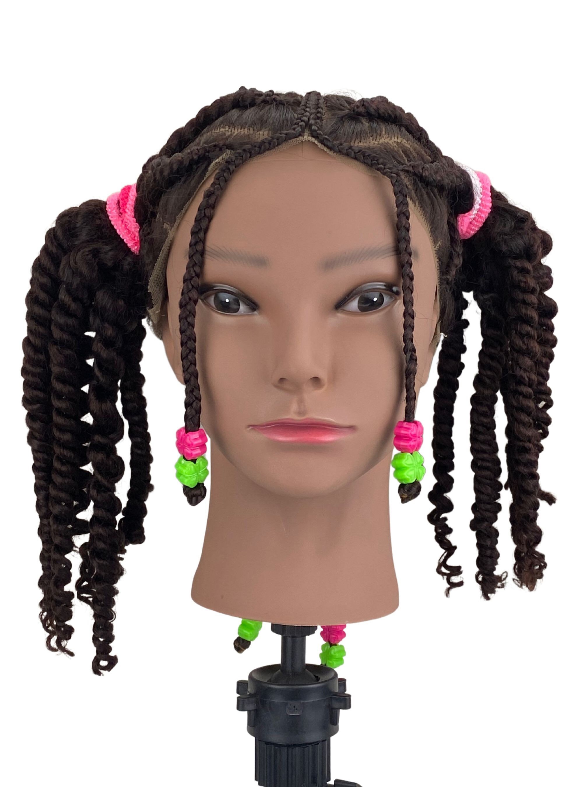 Full Lace Wig for Kids Ghana Braid Wig for Girls Children Etsy