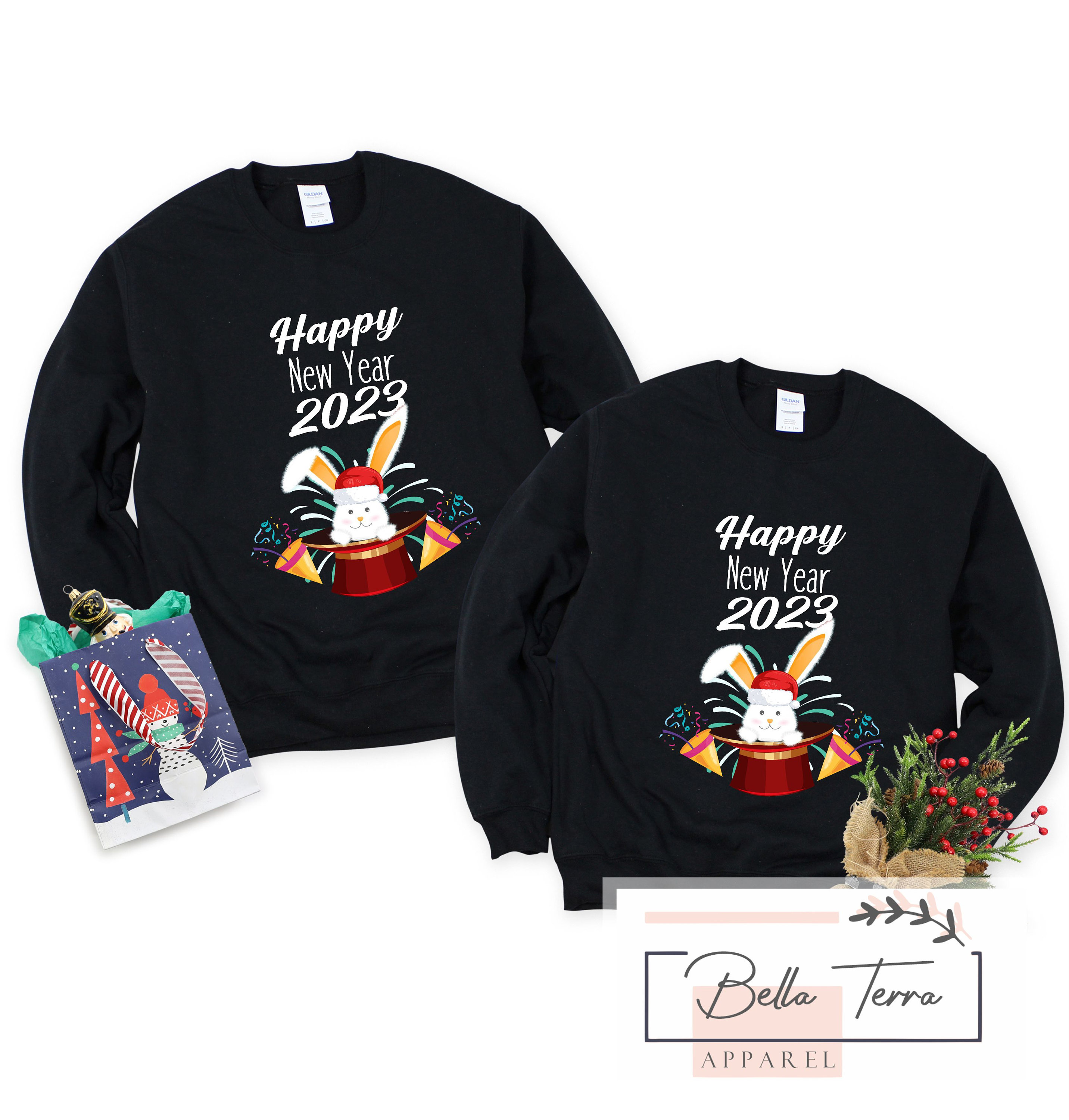 Discover Happy New Year 2023 Sweatshirt, New Years Eve 2023, Happy New Year Kids Sweater, Happy New Year Sweatshirt, New Year Party Sweatshirt