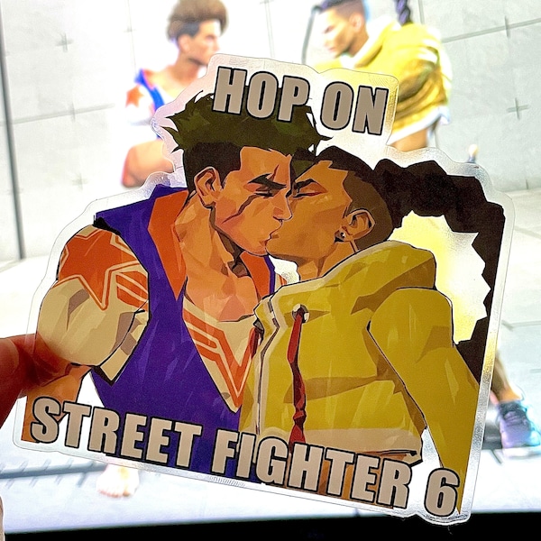 Hop On Street Fighter 6 sticker