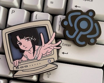Serial Experiments Lain enamel pin set