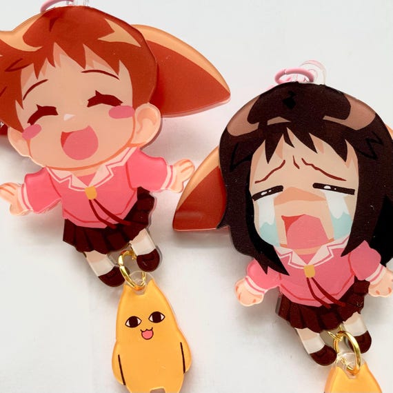 Fluttering Chiyo & Osaka Keychains - Etsy