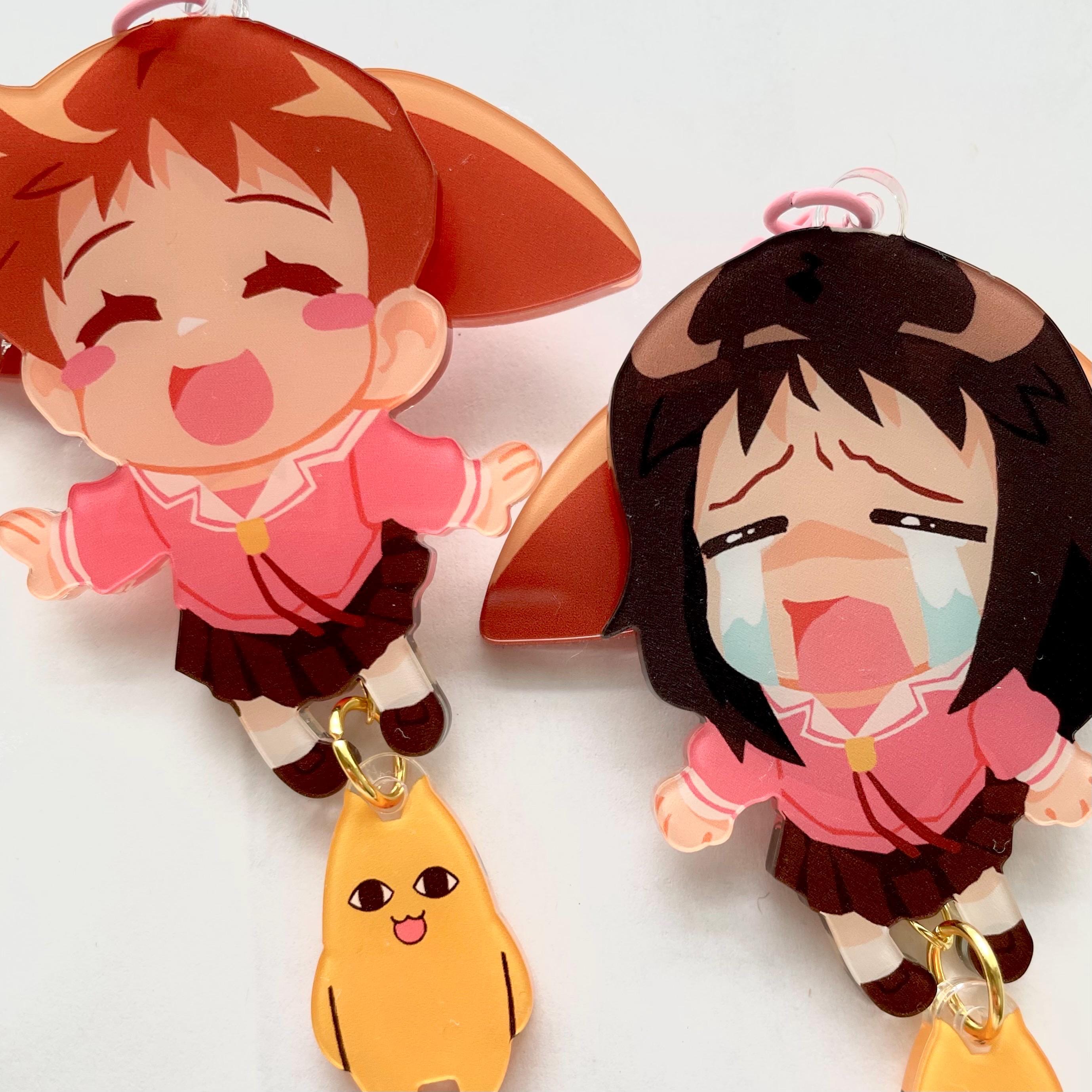 Fluttering Chiyo & Osaka Keychains