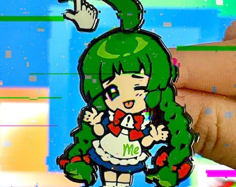 ME-tan OS spring fidget enamel pin