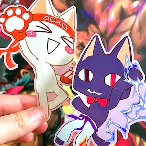 Fighting Toro & Kuro stickers