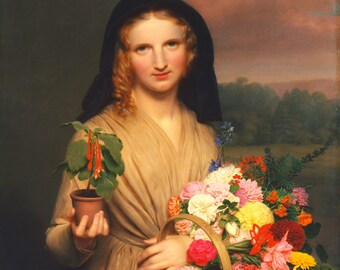 The Flower Girl 1846