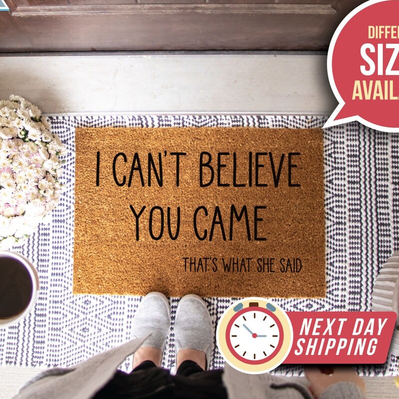 Funny Welcome Mat Etsy