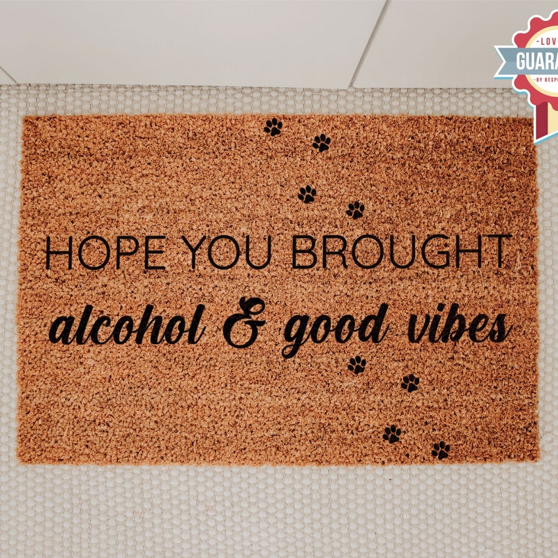 Alcohol Doormat - Etsy