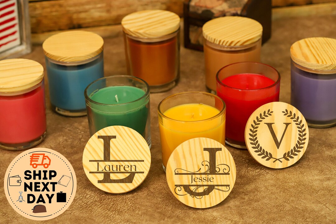 14oz Custom Candles Monogram Candle Gift for Her Custom Name Candle