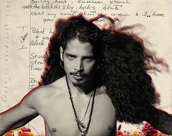 Arte lirica "Black Hole Sun" scritta a mano da Chris Cornell