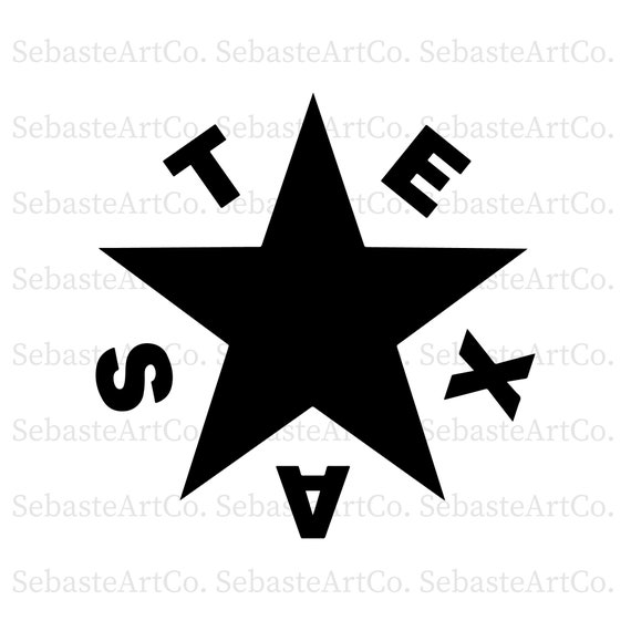 Texas Star SVG PNG JPG Digital Cut Files Instant Download Etsy UK