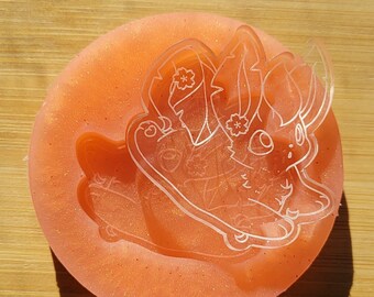 Leafe Eev Mold / Pokemold / Resin Mold / Silicone Mold / Poke