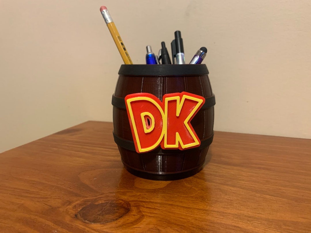 Donkey Kong Barrel Pen Holder (5 inches)