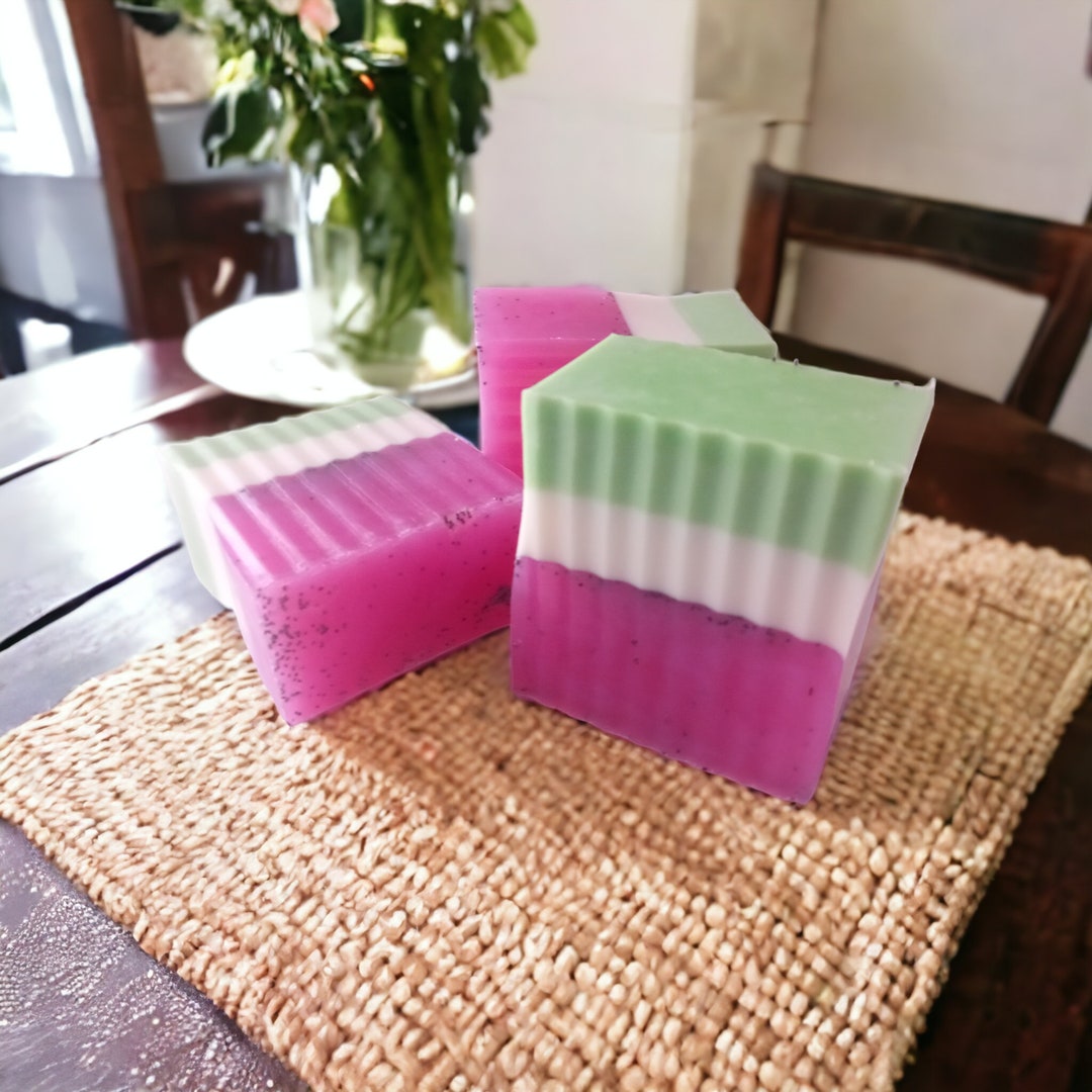 All-natural Watermelon Soap, Organic Soap, Bath Bar, Cruelty-free ...