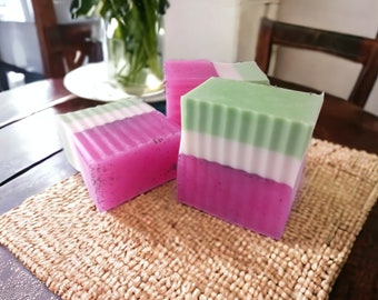 All-Natural Watermelon Soap, Organic Soap, Bath Bar, Cruelty-free, Fruity Bath Bar, Watermelon Scented Bath Bar, Watermelon 8 oz Bars