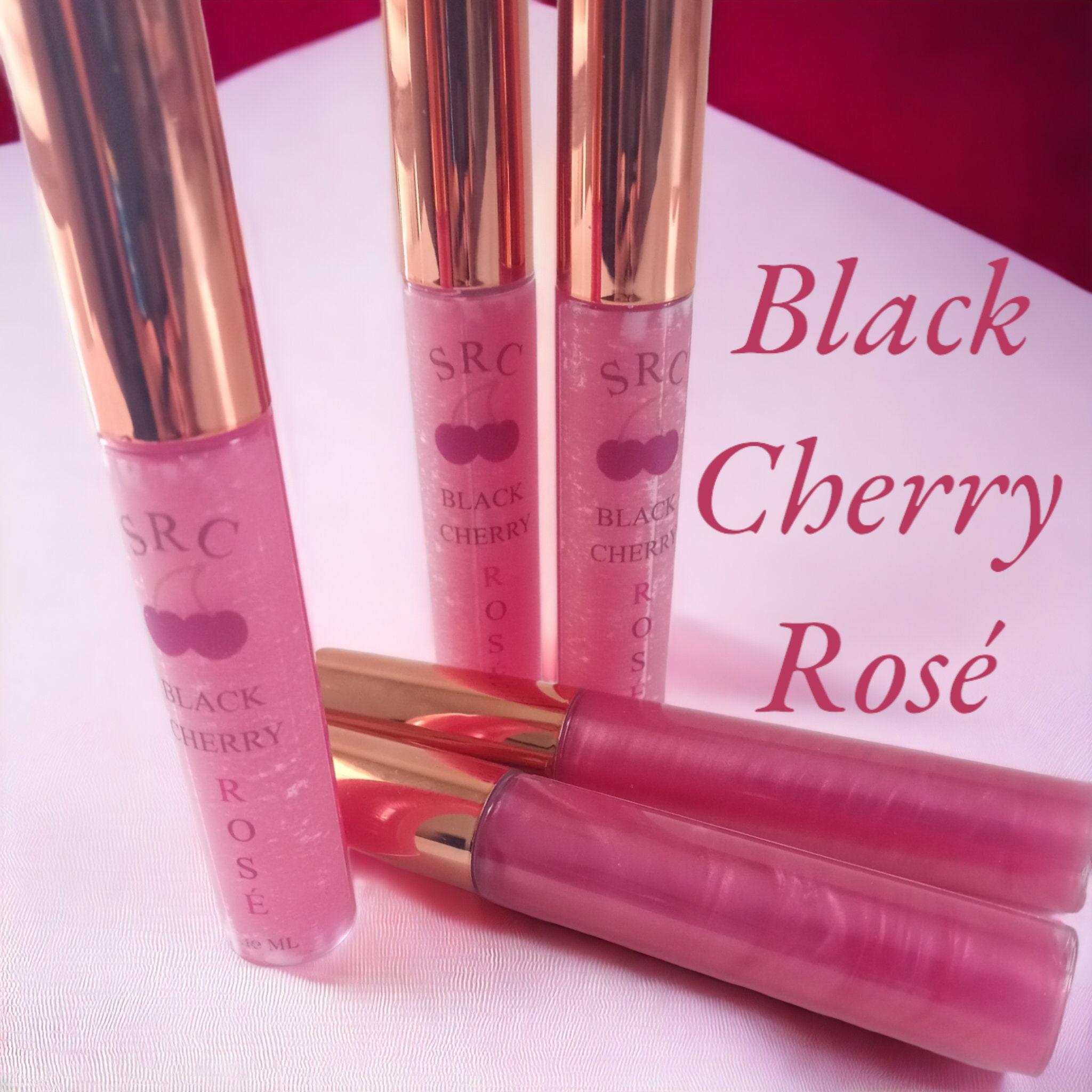 COVEN Mixed Berry Flavored Lip Gloss, Scented, Dark Pigment, Gothic  Cosmetics, Gold, Luxury Lip Color, Vegan Makeup, Mauve Tinted, Witchy 