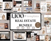 Real Estate Bundle, Social Media Bundle, Instagram Bundle , Real Estate Marketing ,Realtor Instagram Post Template Canva
