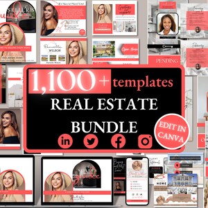 Real Estate Social Media Instagram Bundle , Real Estate Marketing ,Realtor instagram PostTemplate Canva