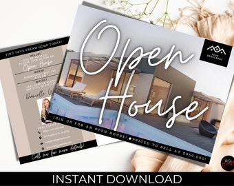 Real Estate Open House Postcards | Open House Invitations | Open House Invites | Open House Cards | Open House Tool | Real Estate Postcards