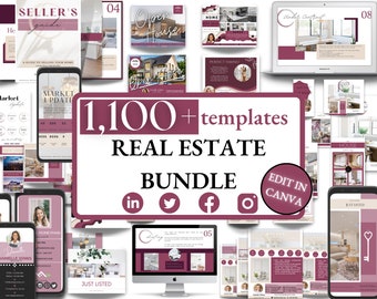Kit per social media immobiliari, pacchetto di social media e branding per agenti immobiliari