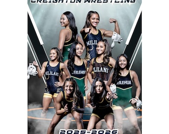 Custom Sports Poster Collage: Personalized Athlete Senior Gift (Digital or Print)