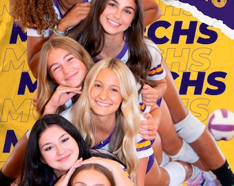 Custom Senior Night Vinyl Banner, Class of 2026, Sports Gift