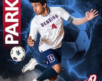 Custom Senior Sports Banner, Baseball Poster, Graduation Gift