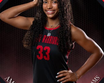 Custom Basketball Senior Night Banner: Weatherproof Vinyl Poster Printed