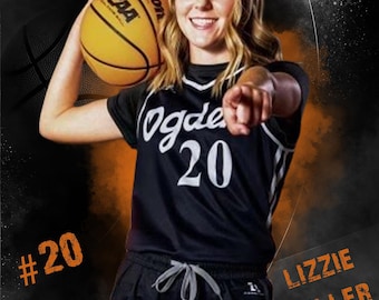 Custom Basketball Senior Night Banner: Personalized Sports Poster
