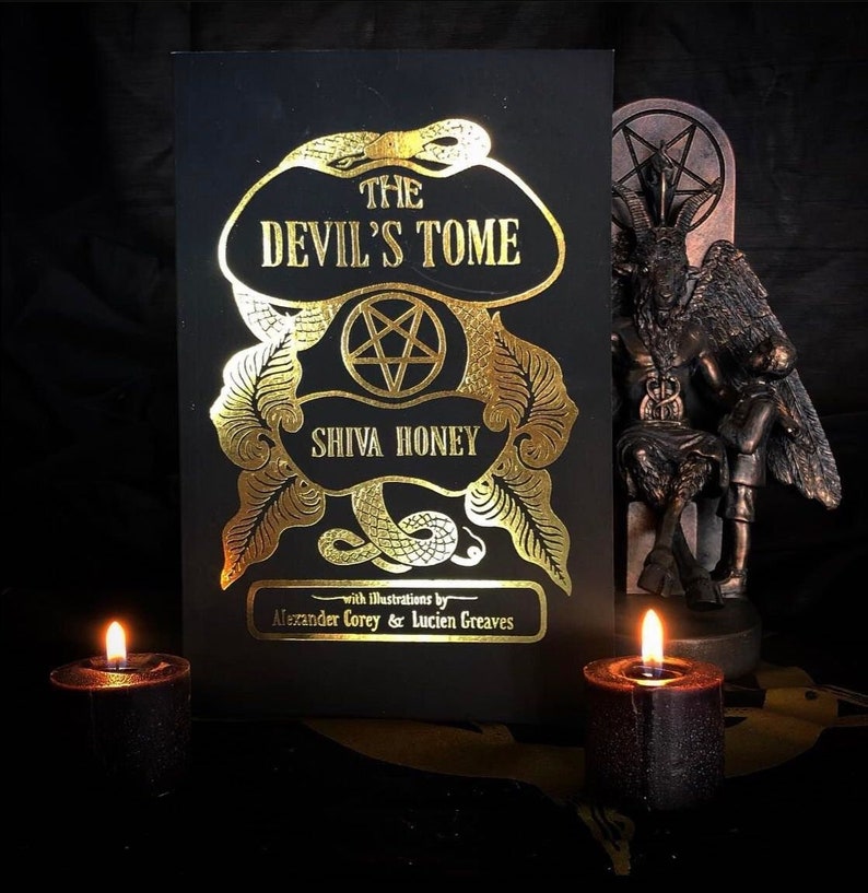 The Devil's Tome: A Book of Modern Satanic Ritual by Shiva Honey //Satanic Ritual Book//Satanic Ritual//The Satanic Temple// Lucien Greaves image 2