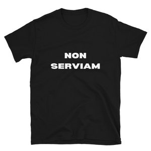 Non Serviam Shirt//Satanic Shirt//Satanic Clothing//Satanist//Satanism