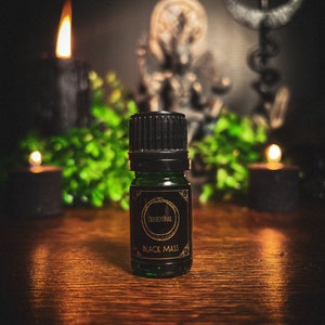 Black Mass Ritual Oil// Occult Fragrance// Satanic Ritual // Satanic Temple // Satanism // Fragrance Oil // Satanic Witch // Burned Bible