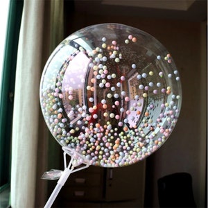 Palloncino a bolle trasparente da 24" Palloncino a bolle di elio Palloncino rotondo trasparente Palloncino trasparente Palloncini trasparenti 5 pezzi, 10 pezzi, 20 pezzi, 50 pezzi