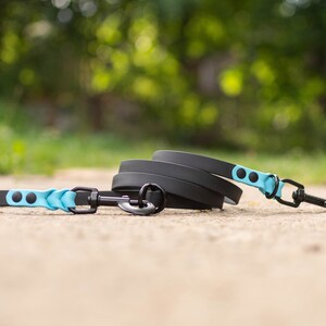 Custom Braided 5/8" BioThane® OTS Leash | Water-Proof + Durable | Made with Standard BioThane®