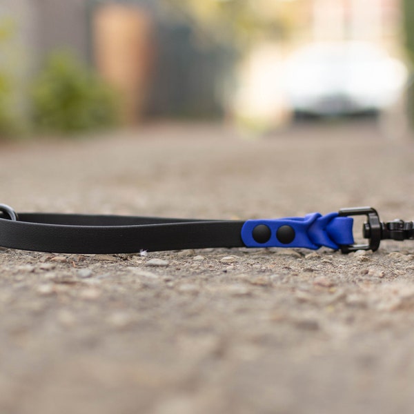 Custom 5/8" Braided BioThane® Traffic Leash | Water-Proof + Durable | Made with Standard BioThane®