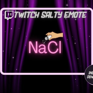 Twitch Emote | Salty Emote | Standard Emote | Funny Emote | Static Twitch Emotes | Twitch Emotes for Streamers | Discord Emotes