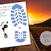 Father's Day Footprint Art Printable Father's Day Footprint Craft ...