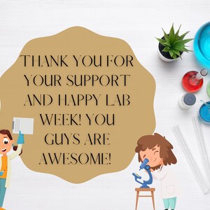 Lab Week Game | Lab Week Scramble | Lab Week Printable | Lab Week Gifts ...
