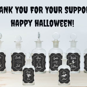 Apothecary Labels | Printable Halloween Apothecary Labels | Potion ...
