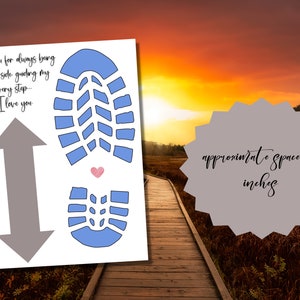 Father's Day Footprint Art Printable | Father's Day Footprint Craft ...
