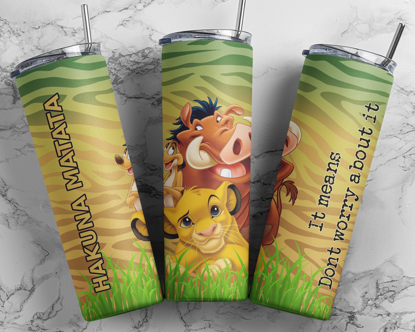 Lion King Sublimation 16oz Glass Tumbler Design – Designs by Noelly