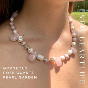 Rose Quartz Pearl Garden