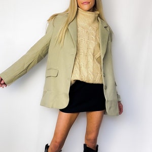 Charlie Boyfriend Blazer in Pistachio - Shop Distinctive Soul