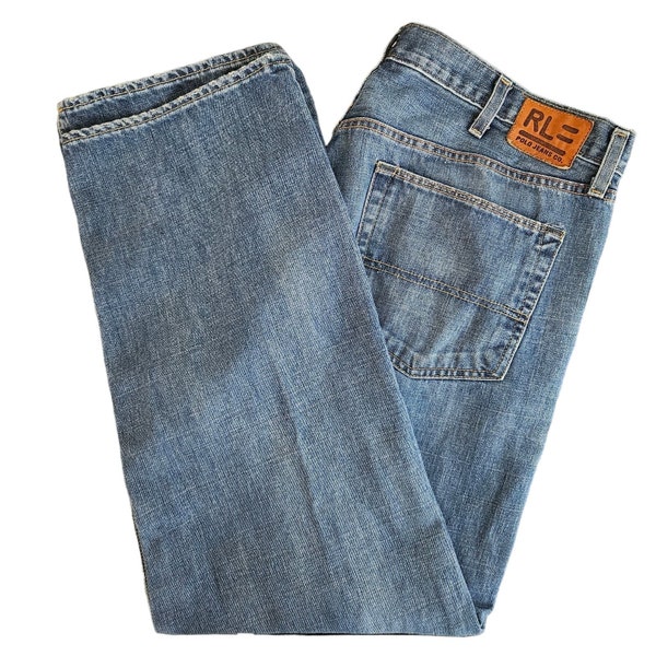 Polo Jeans Co. Ralph Lauren Y2K Relaxed Fit Blue Denim Jeans | Men's 40 x 29