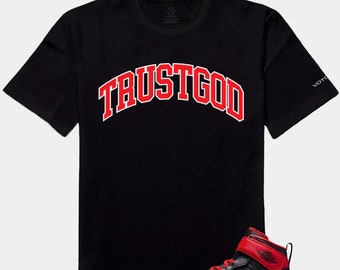 Trust God Christian T-Shirt: Unisex Heavyweight Tee