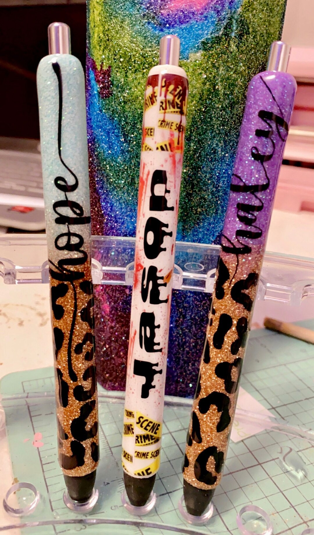 Custom Epoxy Pens Etsy