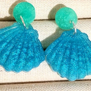Resin Sea Earrings