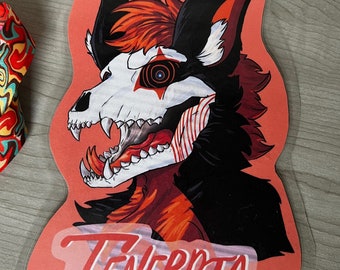 Custom Fursona Badge Headshot Furry Commissions - Etsy