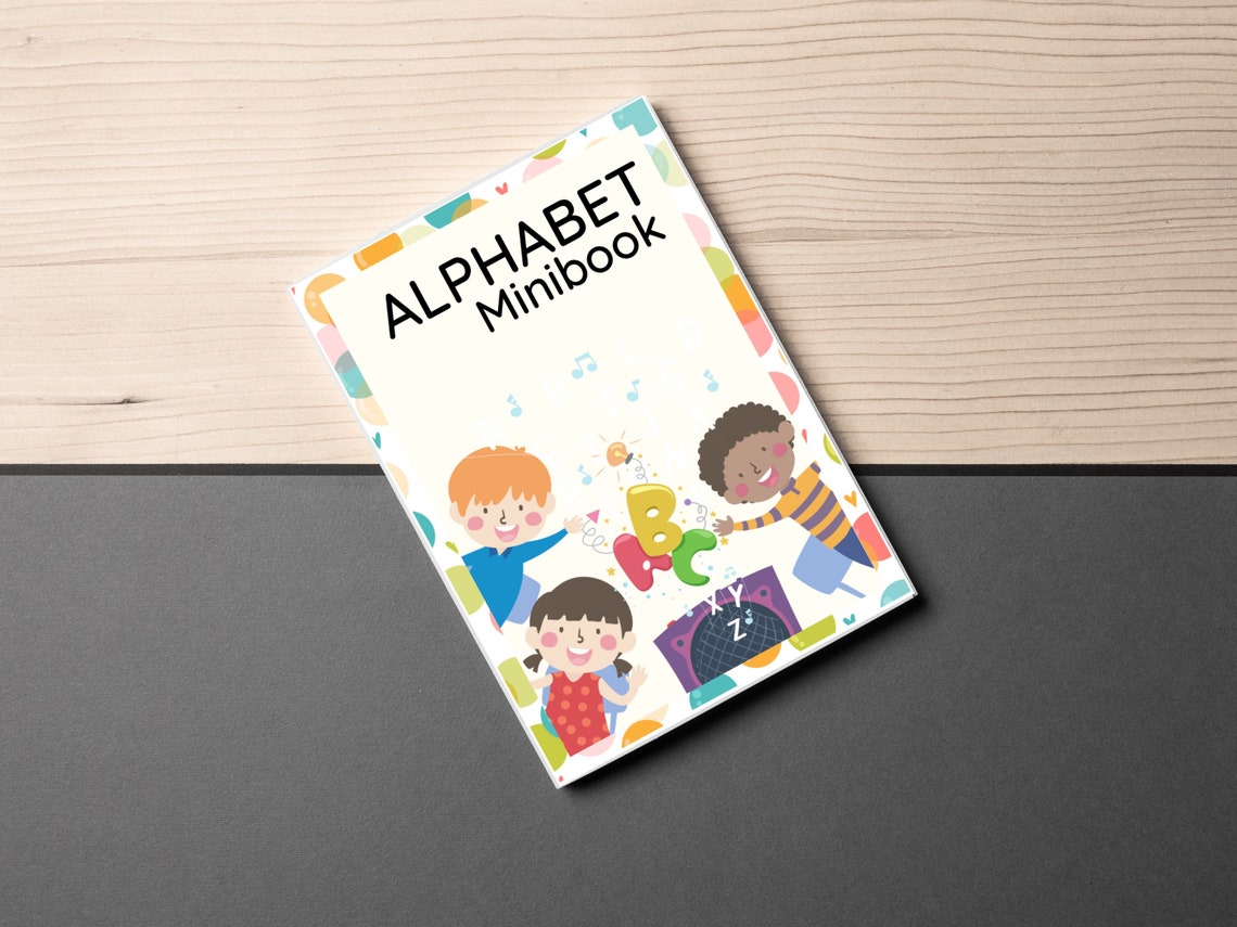 ABC Alphabet Printable Book Toddler Printable Activity Etsy