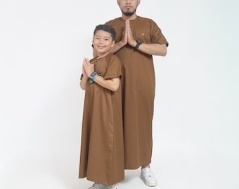 MUSA Adult thobe, men's arabian thobe, men's umrah thobe (small size)